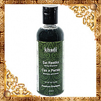 Шампунь для волос Сат и Ритха Khadi Sat Reetha Herbal Shampoo, распродажа