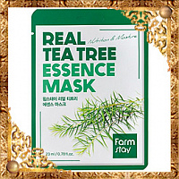 Тканевая маска с экстрактом чайного дерева Farmstay Real Tea Tree Essence Mask, распродажа