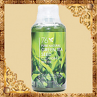 Очищающая вода с экстрактом зеленого чая Pure Cleansing Water Green Tea Seed Farmstay
