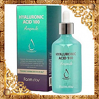 Ампульная сыворотка с гиалуроновой кислотой FarmStay Hyaluronic Acid 100 Ampoule
