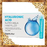 Суперувлажняющий филлер для волос FarmStay Hyaluronic Acid Super Aqua Hair Filler, распродажа