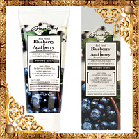 Пенка для умывания с экстрактами черники и ягод асаи Grace Day Real Fresh Blueberry & Acai Berry Foam Cleanser