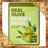 Тканевая маска для лица с экстрактом оливы FarmStay Real Olive Essence Mask, распродажа