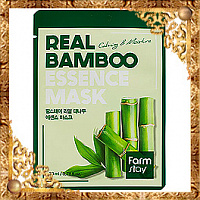 Тканевая маска с экстрактом бамбука FarmStay Real Bamboo Essence Mask