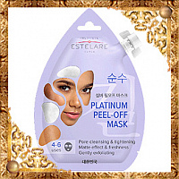 Платиновая маска-пленка для лица матрирующая Estelare Platinum Peel-Off Mask, распродажа