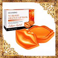 Патчи для губ VC BLOOD ORANGE Lip Mask увлажняющие Апельсин GUANJING, 20 шт., распродажа