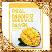Тканевая маска для лица с экстрактом манго FarmStay Real Mango Essence Mask, распродажа