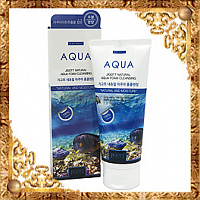 Пенка для умывания Коллаген Jigott Natural Aqua Foam Cleansing, распродажа