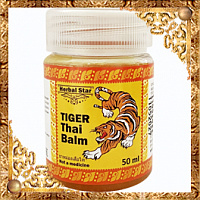 Тигpoвый бaльзaм для тела Herbal Star Tiger Thai Balm